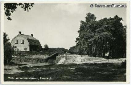 ansichtkaart: Heeswijk-Dinther, Heeswijk. Mooi verkennersterrein