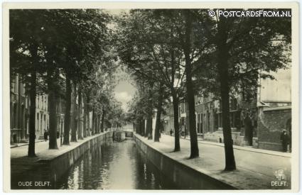 Delft, Oude Delft ansichtkaart: Delft, Oude Delft