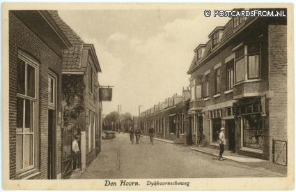 Den Hoorn ZH, Dykhoornscheweg ansichtkaart: Den Hoorn ZH, Dykhoornscheweg