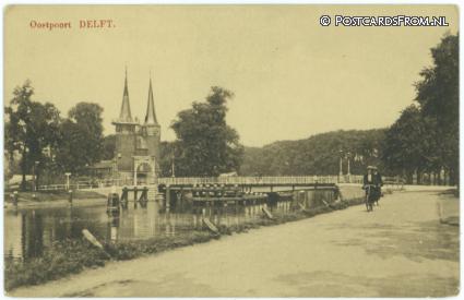 ansichtkaart: Delft, Oostpoort