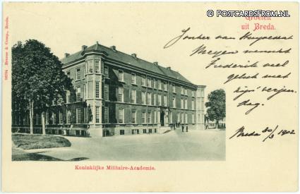 ansichtkaart: Breda, Koninklijke Militaire-Academie
