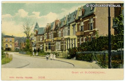 ansichtkaart: Bloemendaal, Groet uit