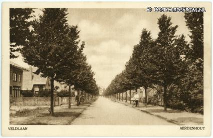 Aerdenhout, Veldlaan ansichtkaart: Aerdenhout, Veldlaan