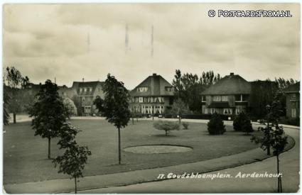 ansichtkaart: Aerdenhout, Goudsbloemplein
