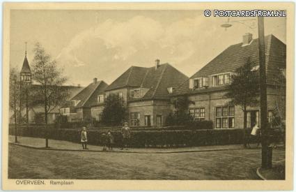 ansichtkaart: Overveen, Ramplaan