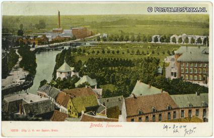 ansichtkaart: Breda, Panorama
