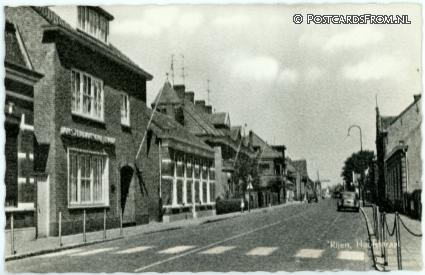 ansichtkaart: Rijen, Hoofdstraat