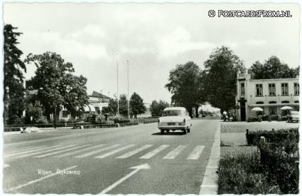ansichtkaart: Rijen, Rijksweg