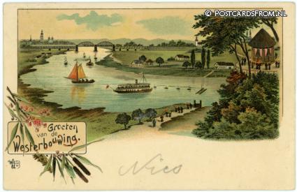Arnhem, Westerbouwing ansichtkaart: Arnhem, Westerbouwing