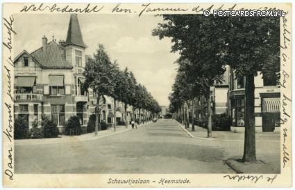 ansichtkaart: Haarlem, Heemstede. Schouwtjeslaan