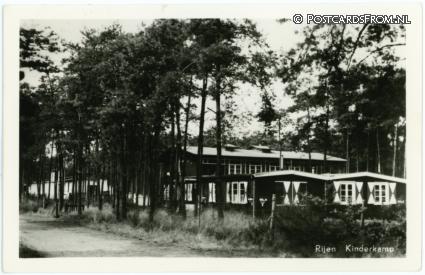 ansichtkaart: Rijen, Kinderkamp
