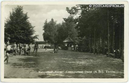 Dorst, Natuurbad 'Surae'. Leemputten. Entree ansichtkaart: Dorst, Natuurbad 'Surae'. Leemputten. Entree