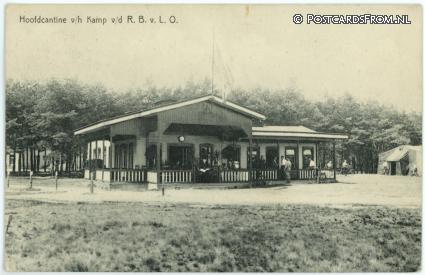 ansichtkaart: Rijen, Hoofdcantine b.h. Kamp v.d. R.B. v. L.O.