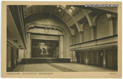 ansichtkaart: Heemstede, Seminarie 'Hageveld' Aula