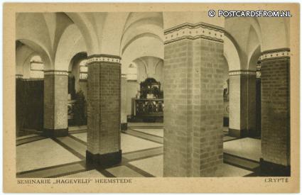Heemstede, Seminarie 'Hageveld' Crypte ansichtkaart: Heemstede, Seminarie 'Hageveld' Crypte