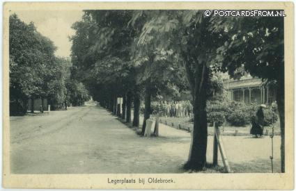 ansichtkaart: Oldebroek Legerplaats, --
