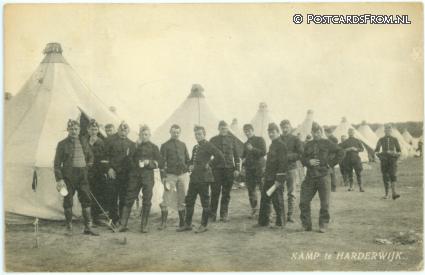 ansichtkaart: Harderwijk, Kamp