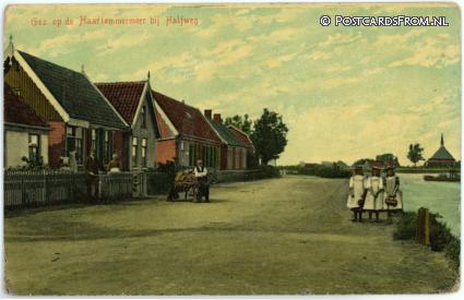 ansichtkaart: Halfweg NH, Gez. op de Haarlemmermeer