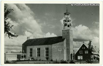 ansichtkaart: Vijfhuizen, Ned. Herv. Kerk