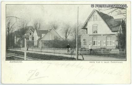 ansichtkaart: Aerdenhout, M. Bauerlaan - N. Beetslaan
