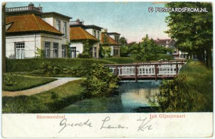 ansichtkaart: Santpoort, Jan Gijzenvaart