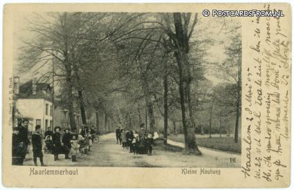Haarlem, Haarlemmerhout. Kleine Houtweg ansichtkaart: Haarlem, Haarlemmerhout. Kleine Houtweg