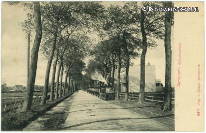 Santpoort, Rijksstraatweg ansichtkaart: Santpoort, Rijksstraatweg