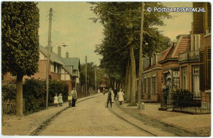 Santpoort, Dorpstraat ansichtkaart: Santpoort, Dorpstraat