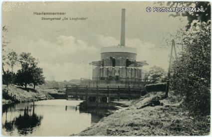 ansichtkaart: Haarlemmermeer, Stoomgemaal 'De Leeghwater'