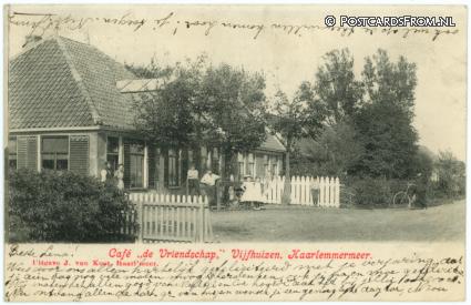 ansichtkaart: Vijfhuizen, Cafe 'de Vriendschap'