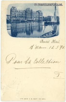 ansichtkaart: Amsterdam, Amstel Hotel