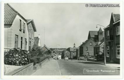 ansichtkaart: Groesbeek, Pannenstraat