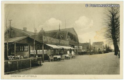 ansichtkaart: Otterlo, Cafe-Pension 'Jagersrust'