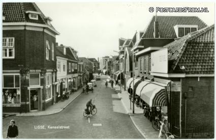 Lisse, Kanaalstraat ansichtkaart: Lisse, Kanaalstraat
