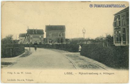 Lisse, Rijksstraatweg n. Hillegom ansichtkaart: Lisse, Rijksstraatweg n. Hillegom