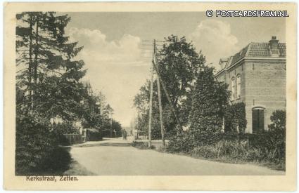 ansichtkaart: Zetten, Kerkstraat