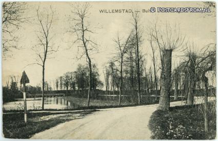 ansichtkaart: Willemstad, Buiten de vesting