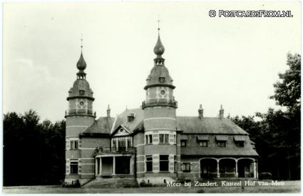 ansichtkaart: Zundert, Meer. Kasteel Hof van Meir