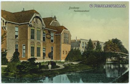 ansichtkaart: Boskoop, Tuinbouwschool