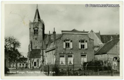 Nieuwe-Tonge, Toren Ned. Herv. Kerk ansichtkaart: Nieuwe-Tonge, Toren Ned. Herv. Kerk