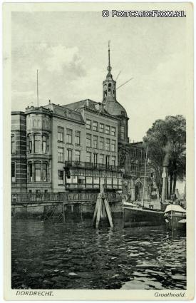 ansichtkaart: Dordrecht, Groothoofd