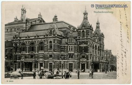 ansichtkaart: Amsterdam, Stadsschouwburg