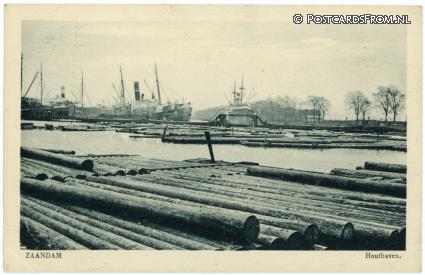 ansichtkaart: Zaandam, Houthaven