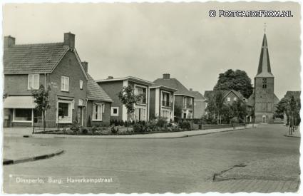 ansichtkaart: Dinxperlo, Burg. Haverkampstraat