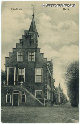 Balk, Raadhuis ansichtkaart: Balk, Raadhuis