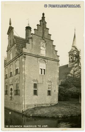 ansichtkaart: Jisp, 16 eeuwsch Raadhuis
