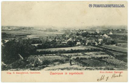 ansichtkaart: Castricum, In vogelvlucht
