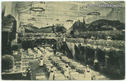 Amsterdam, Tentoonstelling. Restaurant Oberbayern. Christian Lederer ansichtkaart: Amsterdam, Tentoonstelling. Restaurant Oberbayern. Christian Lederer