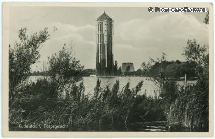 ansichtkaart: Kudelstaart, Dorpsgezicht