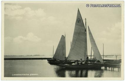 Loosdrecht, Loosdrechtsche plassen ansichtkaart: Loosdrecht, Loosdrechtsche plassen